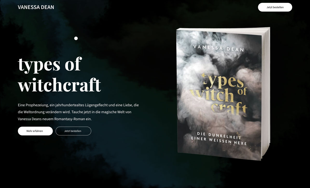 types of witchcraft - Romantasy-Roman von Vanessa Dean
